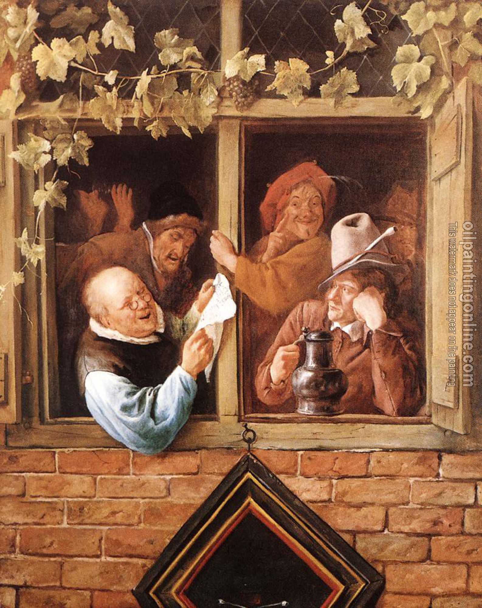 Steen, Jan - Rhetoricians at a Window